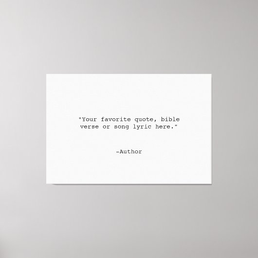 Toile Créez votre propre devis (Recto)