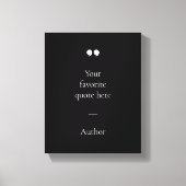 Toile Créez votre propre devis (Recto)