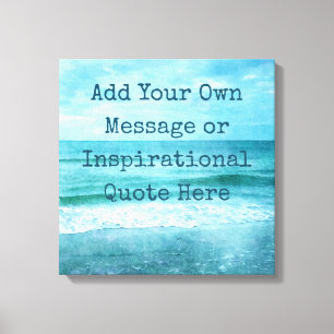 Toile Créez votre propre devis inspirant motivationnel