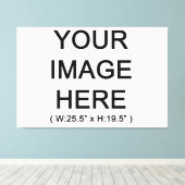 Toile Créez votre propre image ou créez votre propre imp (Insitu (Plancher de Bois))