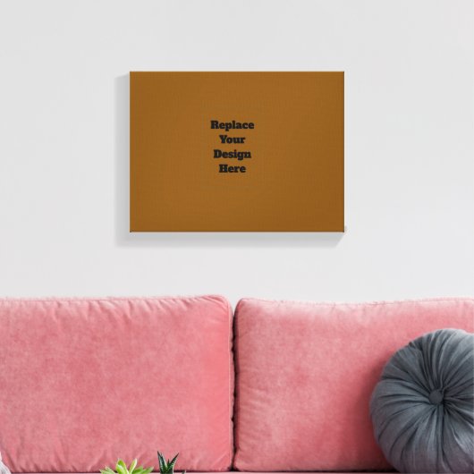 Toile Créez Votre Propre Marron (Insitu(Salon))