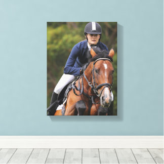 Toile Créez Votre Propre Photo Équestre De Cheval Person