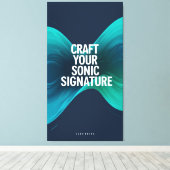 Toile Créez votre signature sonore option 3 (Insitu (Plancher de Bois))