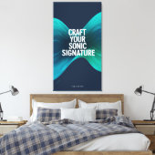 Toile Créez votre signature sonore option 3 (Insitu(Chambre))