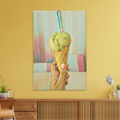 Toile Crème glacée au chocolat (Insitu(Salon))