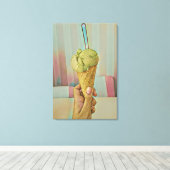 Toile Crème glacée au chocolat (Insitu (Plancher de Bois))