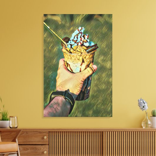 Toile crème glacée froide cool (Insitu(Salon))