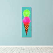 Toile Crème glacée Pop Art (Insitu (Plancher de Bois))