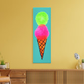 Toile Crème glacée Pop Art (Insitu(Salon))