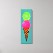 Toile Crème glacée Pop Art (Recto)