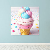 Toile Crème glacée trois (Insitu (Plancher de Bois))