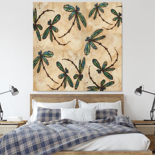Toile Crème rustique Flit Dragonfly (Insitu(Chambre))