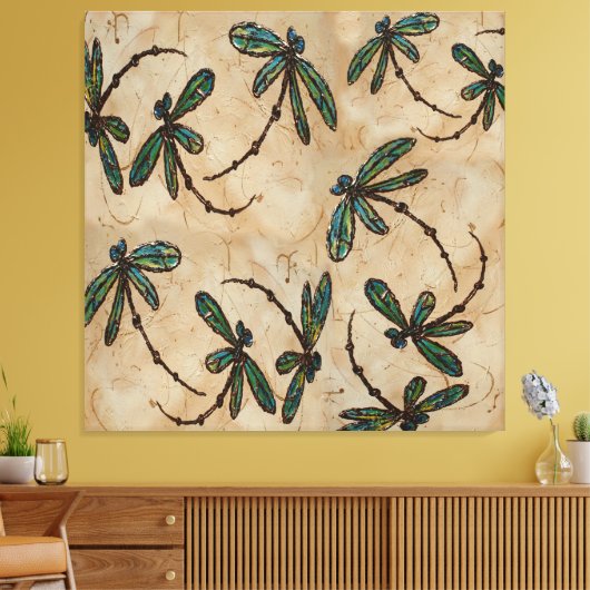 Toile Crème rustique Flit Dragonfly (Insitu(Salon))