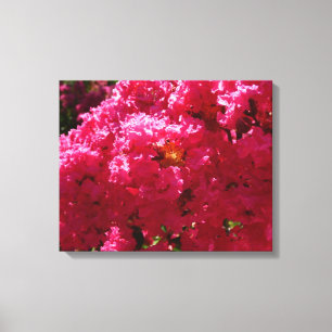 Toile Crepe Myrtle Tree Magenta Floral