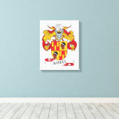 Toile Crest de famille Xavier (Insitu (Plancher de Bois))