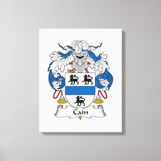 Toile Crest de la famille Cain (Recto)