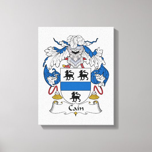 Toile Crest de la famille Cain (Recto)