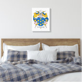 Toile Crest de la famille Clemente (Insitu(Chambre))