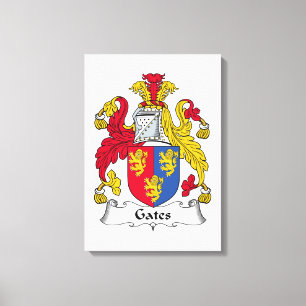 Toile Crest de la famille Gates