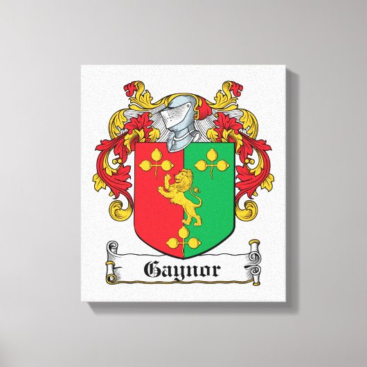 Toile Crest de la famille Gaynor (Recto)