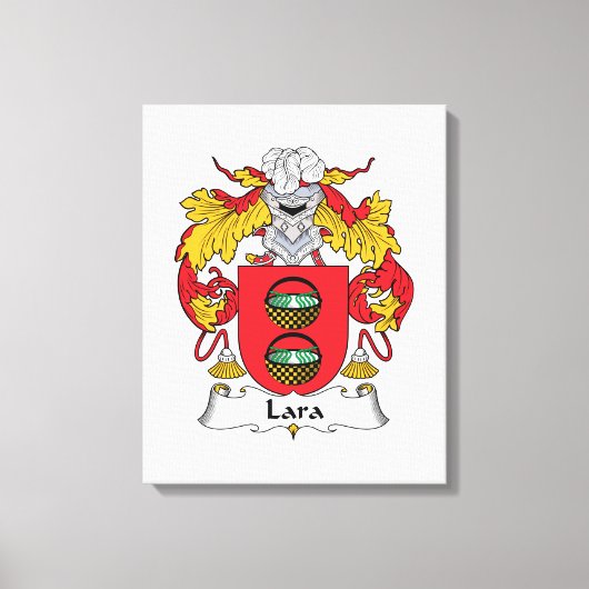 Toile Crest de la famille Lara (Recto)