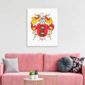 Toile Crest de la famille Lara (Insitu(Salon))