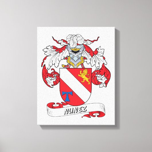 Toile Crest de la famille Nunez (Recto)