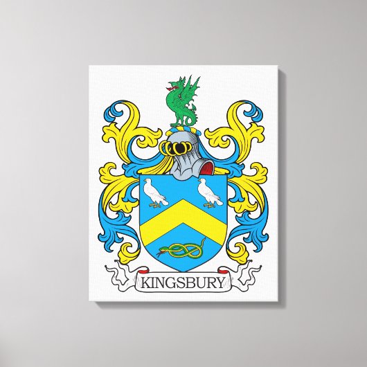 Toile Crest familial de Kingsbury (Recto)