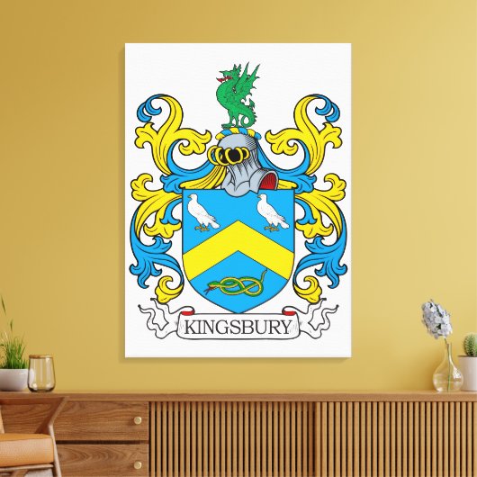 Toile Crest familial de Kingsbury (Insitu(Salon))