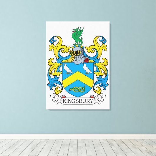Toile Crest familial de Kingsbury (Insitu (Plancher de Bois))