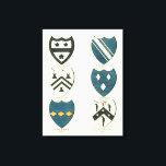 Toile Crêtes familiales de diverses maisons anglaises<br><div class="desc">Un grand tirage de différentes crêtes familiales pour quelques maisons anglaises. Vous pouvez voir les noms de famille pour chaque crête ainsi que la ville dans laquelle ils vivaient. Si vous avez une affinité pour l'histoire anglaise,  c'est l'achat parfait pour vous!</div>