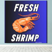Toile crevettes fraîches (Insitu (Plancher de Bois))