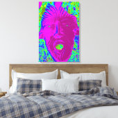Toile cri au visage violet (Insitu(Chambre))