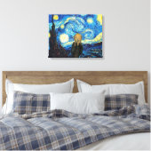 Toile Cri de la Nuit étoilée. (Insitu(Chambre))