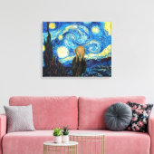 Toile Cri de la Nuit étoilée. (Insitu(Salon))