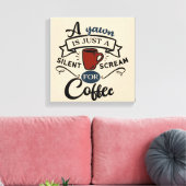 Toile Cri pour Coffee Word Art (Insitu(Salon))