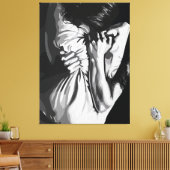 Toile Cri silencieux – Expression d'un tourment intérieu (Insitu(Salon))