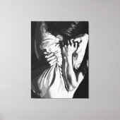 Toile Cri silencieux – Expression d'un tourment intérieu (Recto)