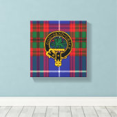 Toile Crichton Scottish Crest et Tartan Canvas (Insitu (Plancher de Bois))