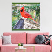 Toile Crimson Cardinal Woods (Insitu(Salon))