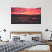 Toile Crimson Horizon (Insitu(Chambre))