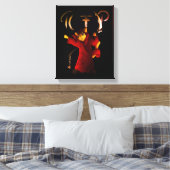 Toile Crimson Red Grim Reaper Chat (Insitu(Chambre))