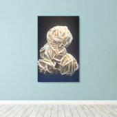 Toile Cristaux de barite avec Gypsum, Norman, Oklahoma,  (Insitu (Plancher de Bois))