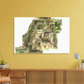 Toile Cristaux de bismuth avec une garniture irisée (Insitu(Salon))