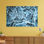Toile Cristaux de glace (Insitu(Salon))