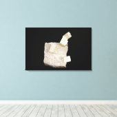 Toile Cristaux de Pyrite en schiste (Insitu (Plancher de Bois))