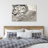 Toile Cristaux de quartz appelées diamants Herkimer (Insitu(Chambre))