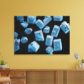 Toile cristaux de sel (NaCl) (Insitu(Salon))