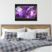 Toile Cristaux de Terre Gemmes Améthyste (Insitu(Chambre))