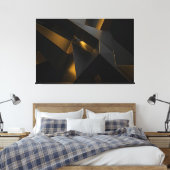 Toile Cristaux dorés et gris (Insitu(Chambre))